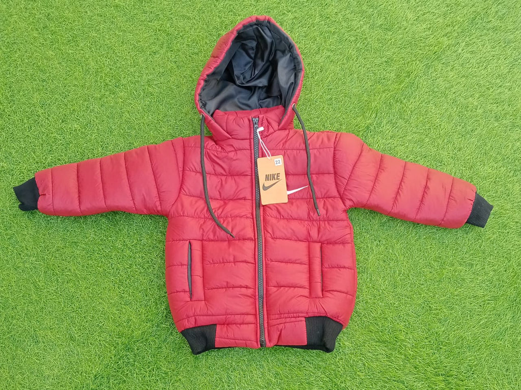 Camel Brown Puffer Jacket for Kids