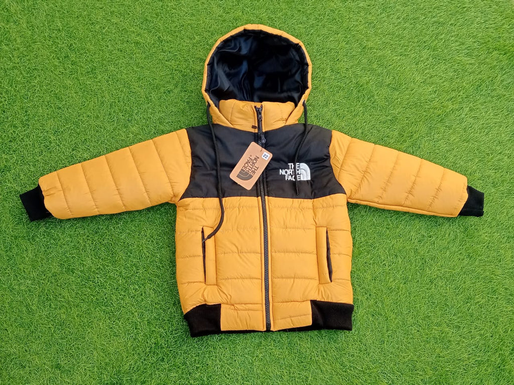 Camel Brown Puffer Jacket for Kids